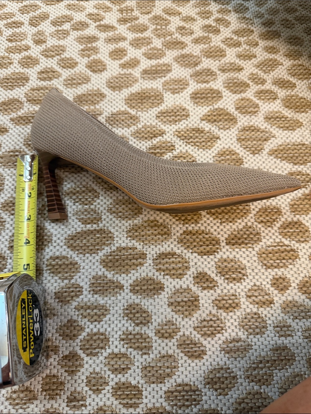 Cosy Island Serene Knit Pointed Toe Stiletto Keel Pumps - Picture 6 of 6